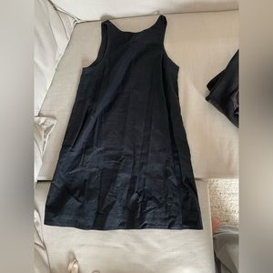 Abercrombie & Fitch black linen dress, size xs